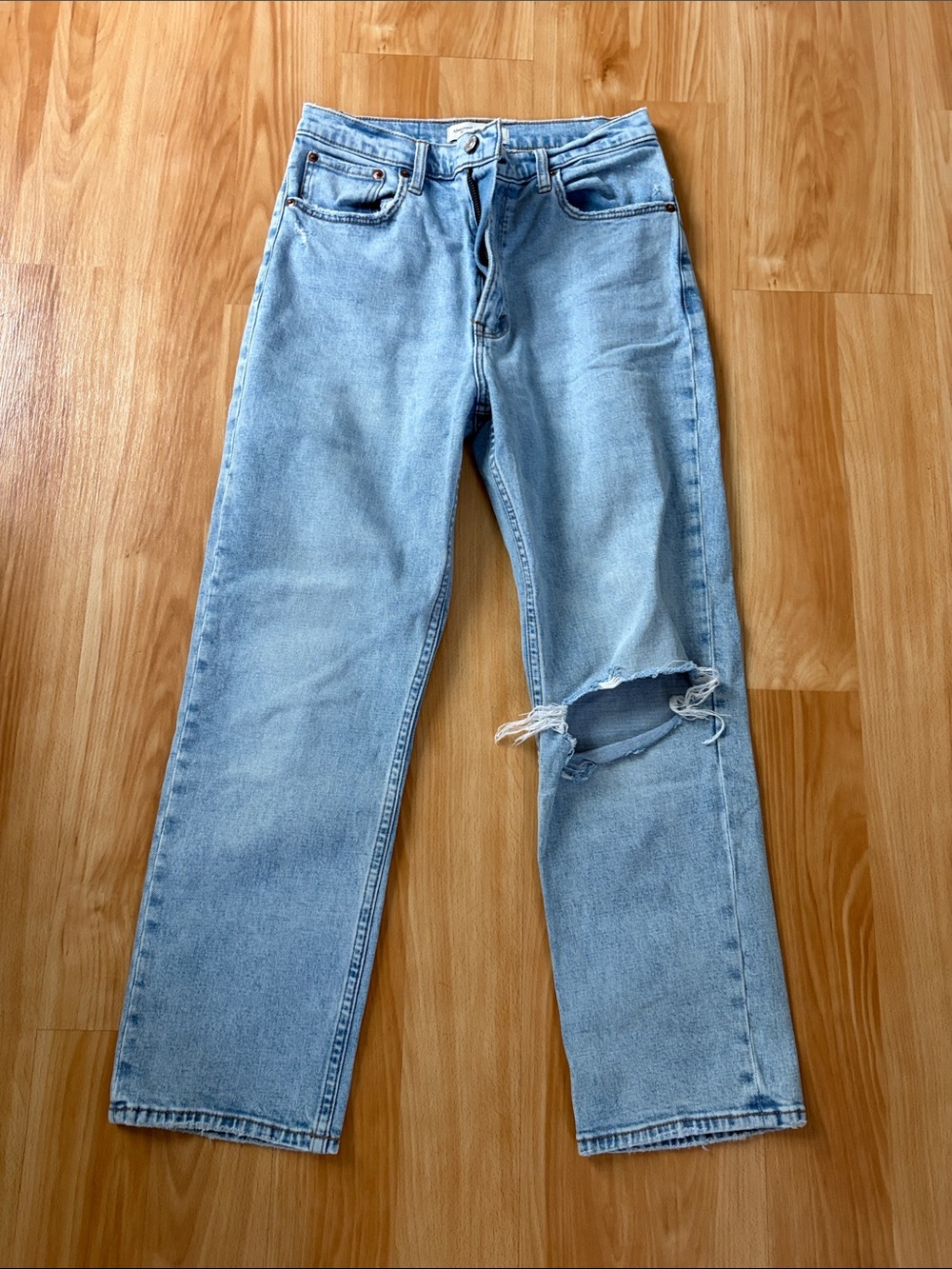 Abercrombie & Fitch Ankle Straight Jeans